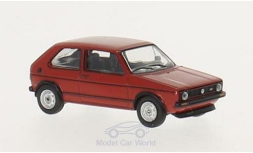 Diecast model cars Volkswagen Golf GTI I red 1/64 Schuco
