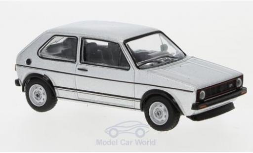 Diecast model cars Volkswagen Golf GTI I grey 1976 1/64 Schuco