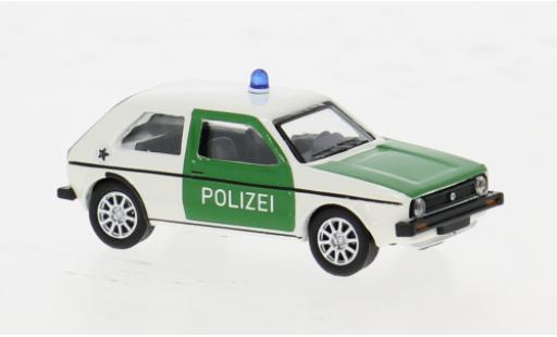 Diecast model cars Volkswagen Golf Base I Police 1/87 Schuco