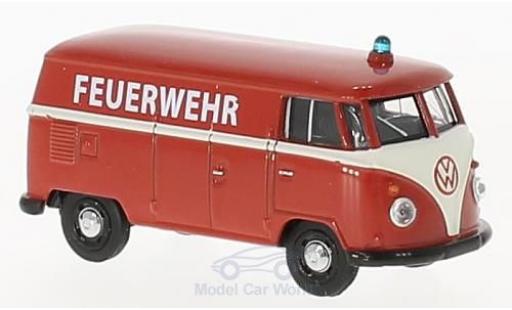 Diecast model cars Volkswagen T1 A Van Fire brigade 1/64 Schuco