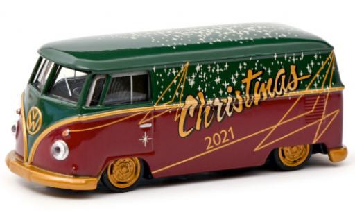 Diecast model cars Volkswagen T1 Base Lowrider Christmas Edition 2021 1/64 Schuco