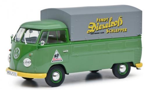 Diecast model cars Volkswagen T1 B flatbed Fendt Kundendienst 1/32 Schuco