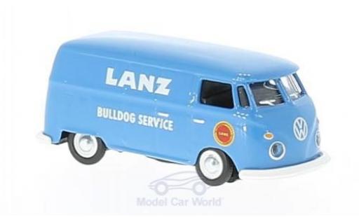 Diecast model cars Volkswagen T1 B c blue Lanz Bulldog Service Van 1/87 Schuco