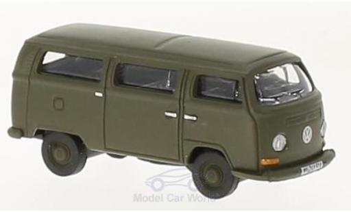 Diecast model cars Volkswagen T2 Base Bus Bundeswehr 1/87 Schuco