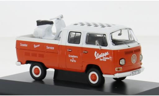 Diecast model cars Volkswagen T2 Base Doppelkabine Vintage Scooter Parts 1/43 Schuco