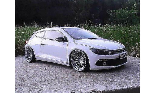 Volkswagen Scirocco R 1/18 Norev 3 white jantes 19 pouces diecast model cars