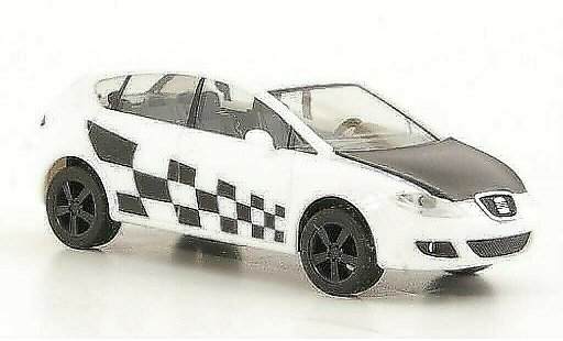 Seat Leon Showcar 1/87 Herpa white/mattblack diecast model cars