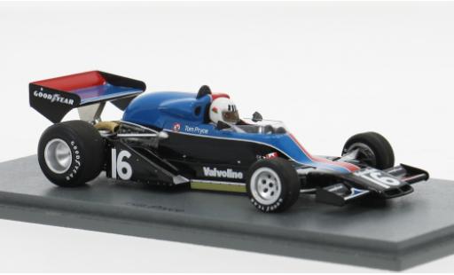 Diecast model cars Shadow DN8 1976 GP Kanada #16 T.Pryce 1/43 Spark