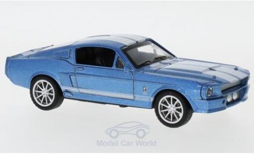 Diecast model cars Shelby Mustang 1967 metallic blue/white 1967 1/43 Shelby Collectibles