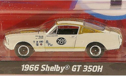 Shelby GT 350 1966 1/64 Greenlight H No.289 W.Hane / C.Hane diecast model cars
