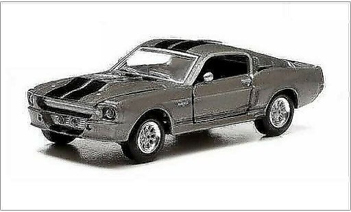 Shelby GT 500 1967 1/64 Greenlight metallic grey/black diecast model cars