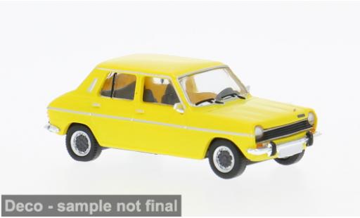 Diecast model cars Simca 1100 Base yellow 1975 1/87 PCX87