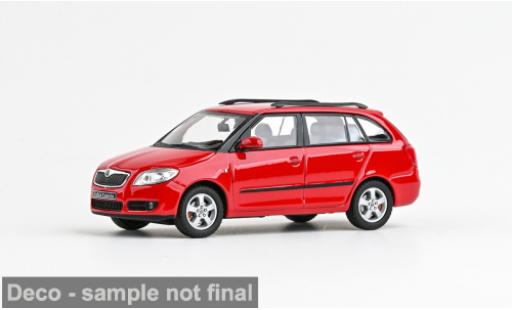 Diecast model cars Skoda Fabia Combi II red 2007 1/43 Abrex