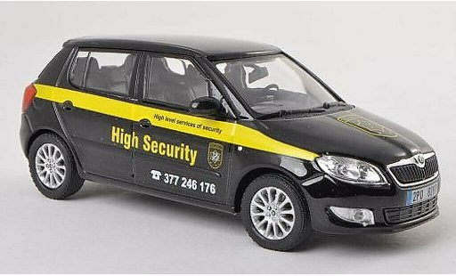 Skoda Fabia Livree Flotte 1/43 Abrex High Security 2010 diecast model cars