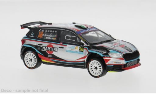 Diecast model cars Skoda Fabia RS Rally2 Rally Islas Canaris 2025 #56 M.Granados/M.Marti 1/43 IXO
