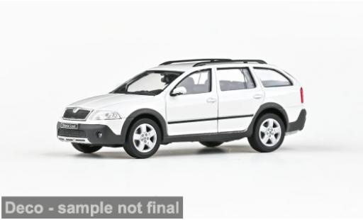 Diecast model cars Skoda Octavia II Combi Scout weiss 2007 1/43 Abrex