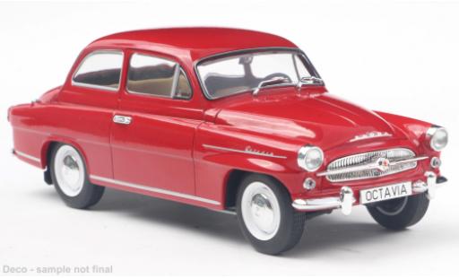 Diecast model cars Skoda Octavia Base Super red 1/24 WhiteBox