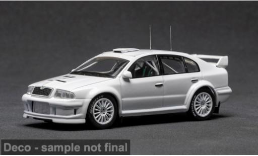 Diecast model cars Skoda Octavia WRC white 2001 1/43 IXO