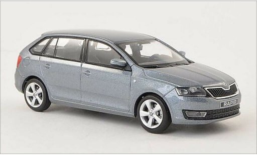 Skoda Rapid Spaceback ACE 1/43 Abrex Spaceback metallic grey 2013 diecast model cars