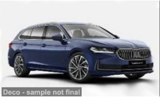 Diecast model cars Skoda Superb Combi II (3T) blue 1/18 Solido