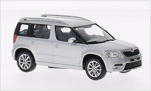 Skoda Yeti Base 1/43 Abrex metallic grey 2013 diecast model cars