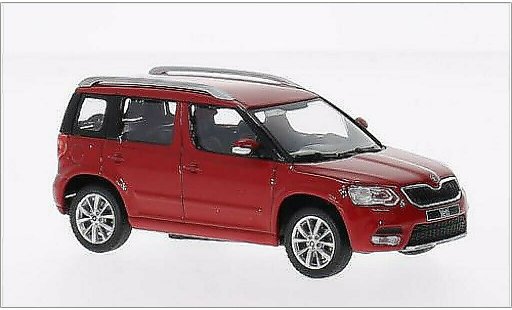 Skoda Yeti Base 1/43 Abrex red 2013 diecast model cars