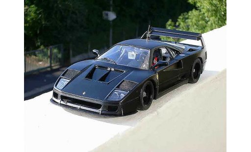 Ferrari F40 LM 1/18 Polistil black diecast model cars