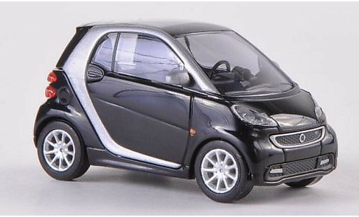 Smart ForTwo Coupe 1/87 Busch black 2012 diecast model cars