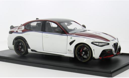 Diecast model cars Alfa Romeo Giulia sprint gta GTAM white/red 1/18 Solido