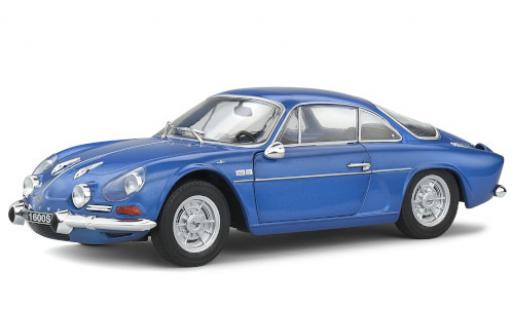 Diecast model cars Alpine A110 1600 s Renault 1600S metallic blue 1969 1/18 Solido