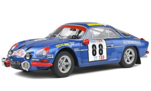 Diecast model cars Alpine A110 1600 s Renault 1600S No.88 Rally Portugal 1971 J-P.Nicolas/J.Todt 1/18 Solido