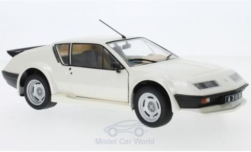 Diecast model cars Alpine A310 gt Renault Pack metallic white 1983 1/18 Solido