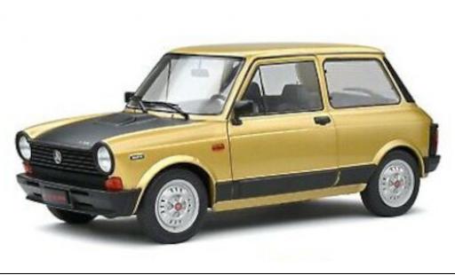 Diecast model cars Autobianchi A112 abarth metallic beige/black 1980 1/18 Solido