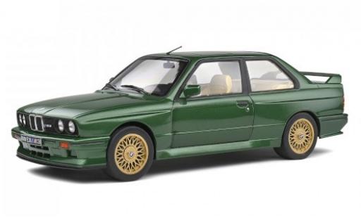 Diecast model cars Bmw M3 coupe (E30) metallic green 1990 1/18 Solido