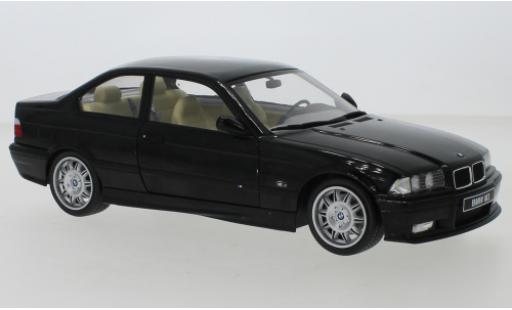 Diecast model cars Bmw M3 coupe (E36) metallic black 1994 1/18 Solido