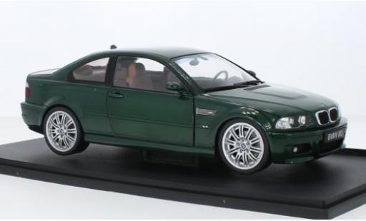 Diecast model cars Bmw M3 coupe (E46) metallise green 2000 1/18 Solido