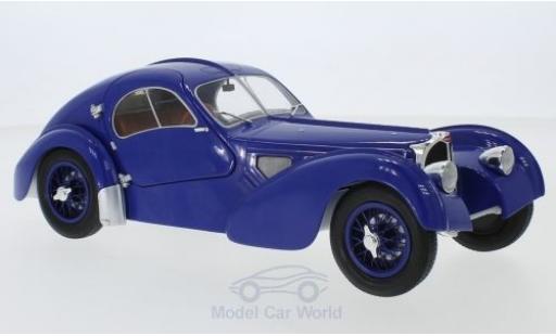 Diecast model cars Bugatti 57 Atlantic Type SC blue RHD 1938 1/18 Solido