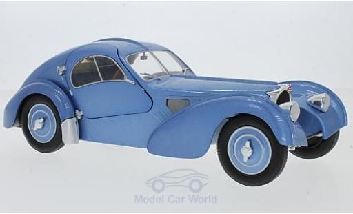Diecast model cars Bugatti 57 Atlantic Type SC metallic blue RHD 1/18 Solido