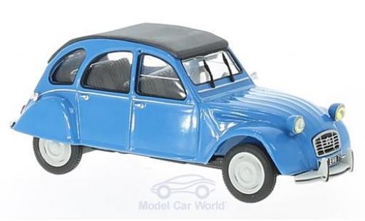 Diecast model cars Citroen 2CV Berline 6 blue 1978 1/43 Solido