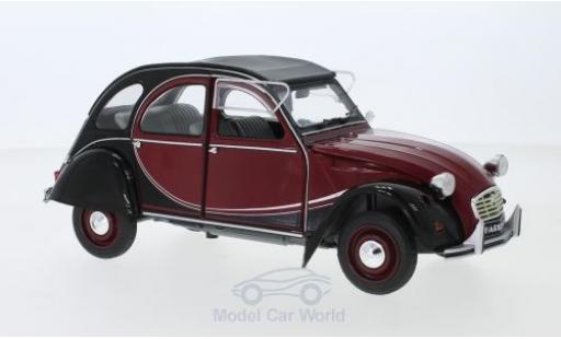 Diecast model cars Citroen 2CV Charleston 6 red/black 1982 1/18 Solido