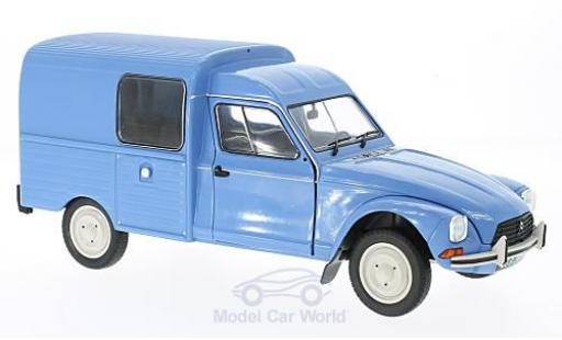 Diecast model cars Citroen Acadiane Fourgonnette blue 1984 1/18 Solido