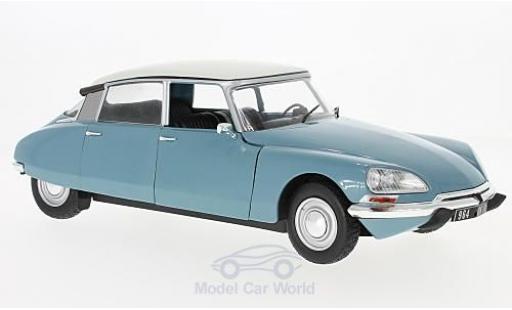 Diecast model cars Citroen DS 19 blue/white 1972 1/18 Solido