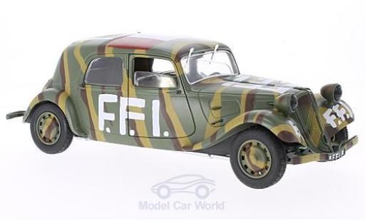 Diecast model cars Citroen Traction 11 CV F.F.I. 1944 1/18 Solido