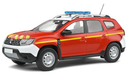 Diecast model cars Dacia Duster pompiers Fire brigade 1/18 Solido