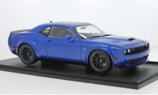 Diecast model cars Dodge Challenger Coupe R/T blue 2023 1/18 Solido