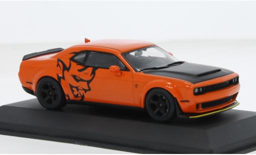 Diecast model cars Dodge Challenger Demon SRT V8 6.2 orange 1/43 Solido