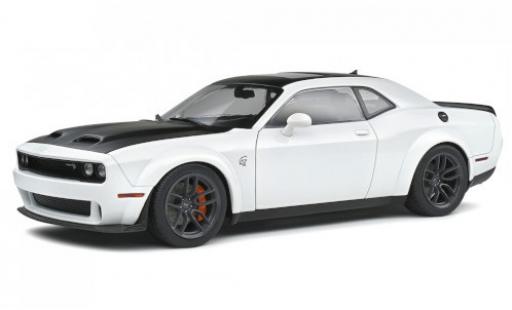 Diecast model cars Dodge Challenger SRT Hellcat Redeye Widebody white/black 2020 1/18 Solido
