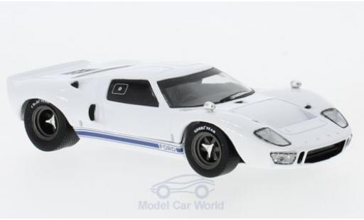 Diecast model cars Ford GT40 Mk I white RHD 1966 1/43 Solido