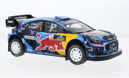 Diecast model cars Ford Puma Rally1 No.8 Red Bull Rally WM Rally Sweden 2023 1/18 Solido