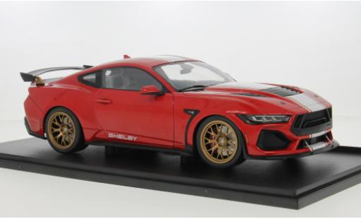 Diecast model cars Shelby Mustang Super Snake Ford red 1/18 Solido